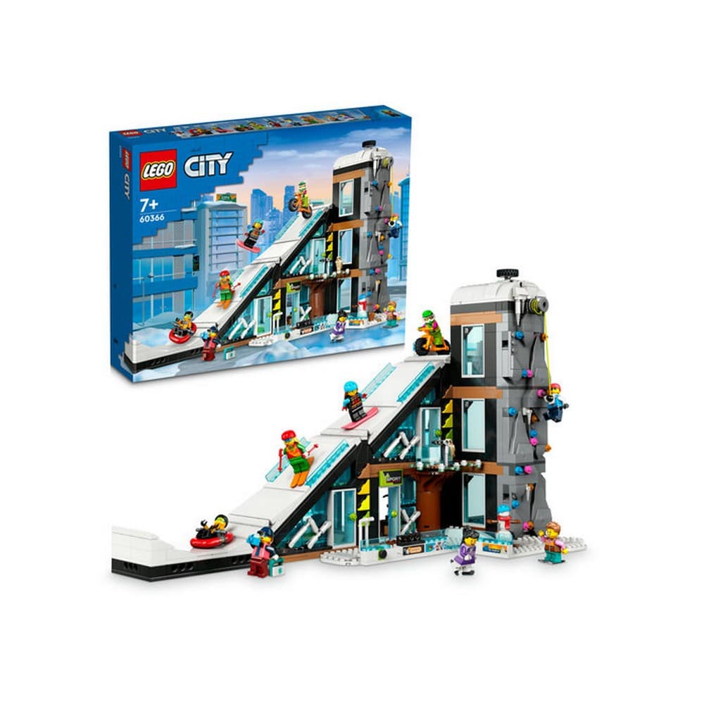 LEGO City -  Centru de ski si escalada 60366, 1045 piese