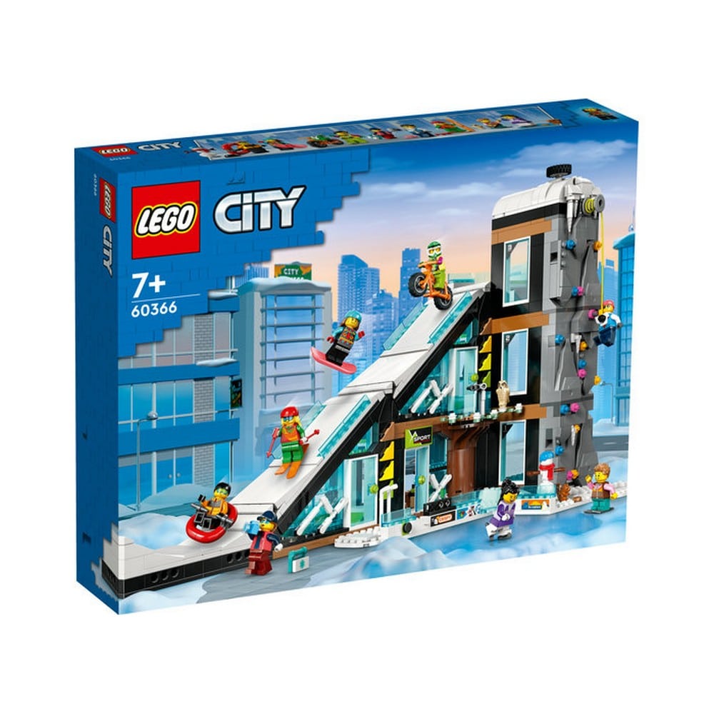 LEGO City -  Centru de ski si escalada 60366, 1045 piese