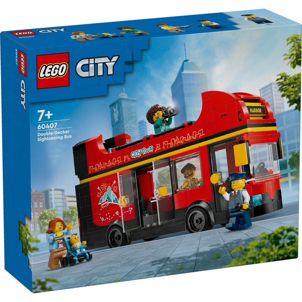 LEGO City Piros emeletes turistabusz 60407