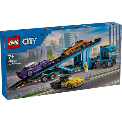 LEGO City Camion transportor de mașini sport 60408