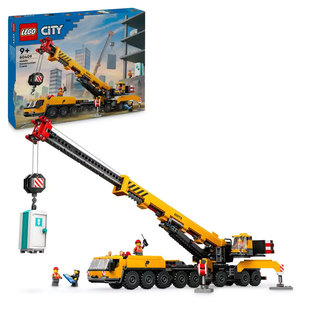 LEGO City Macara mobilă galbenă de construcții 60409