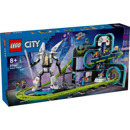 LEGO City Parc cu roller-coaster Lumea Roboților 60421