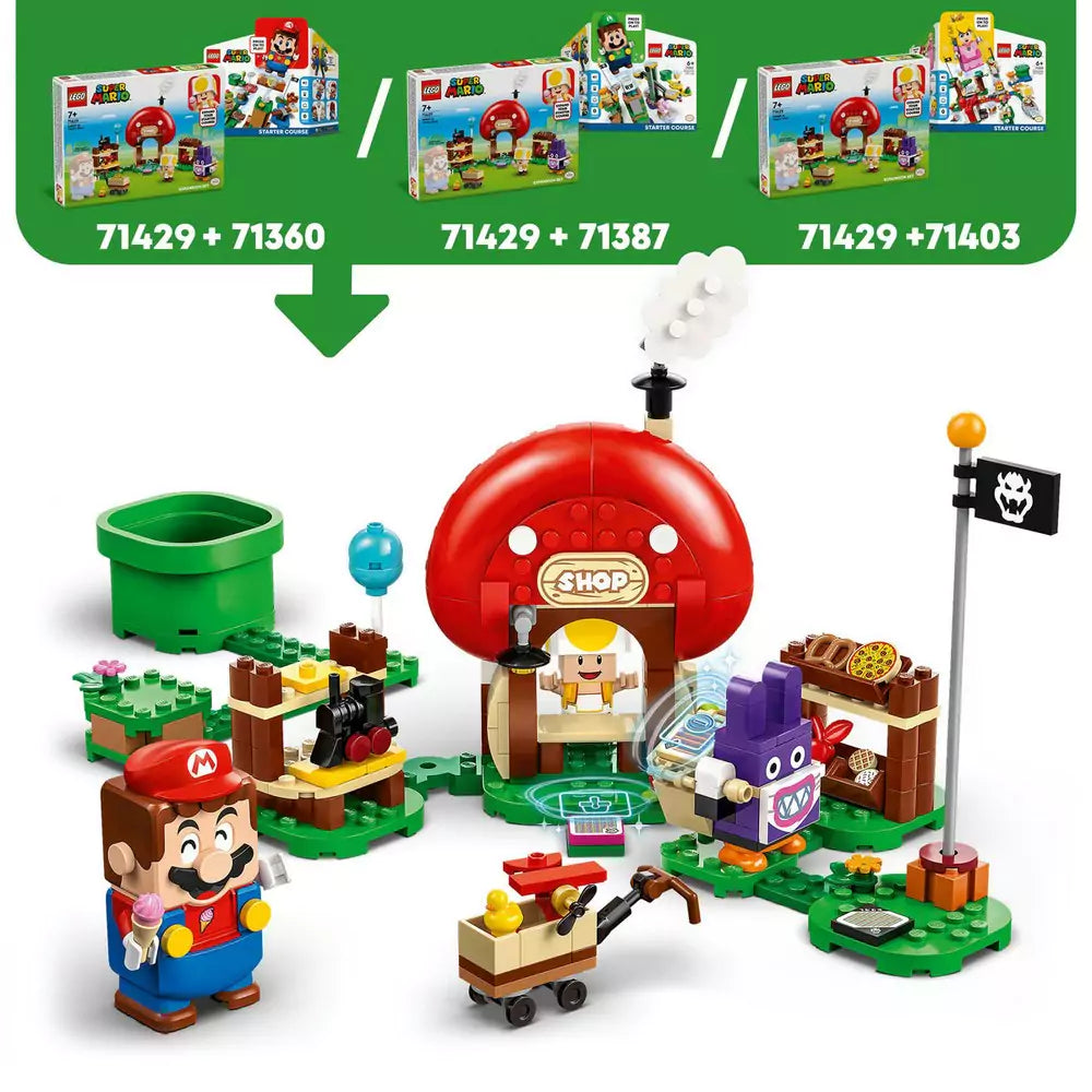 LEGO Super Mario Set de extindere: Nabbit la magazinul lui Toad 71429
