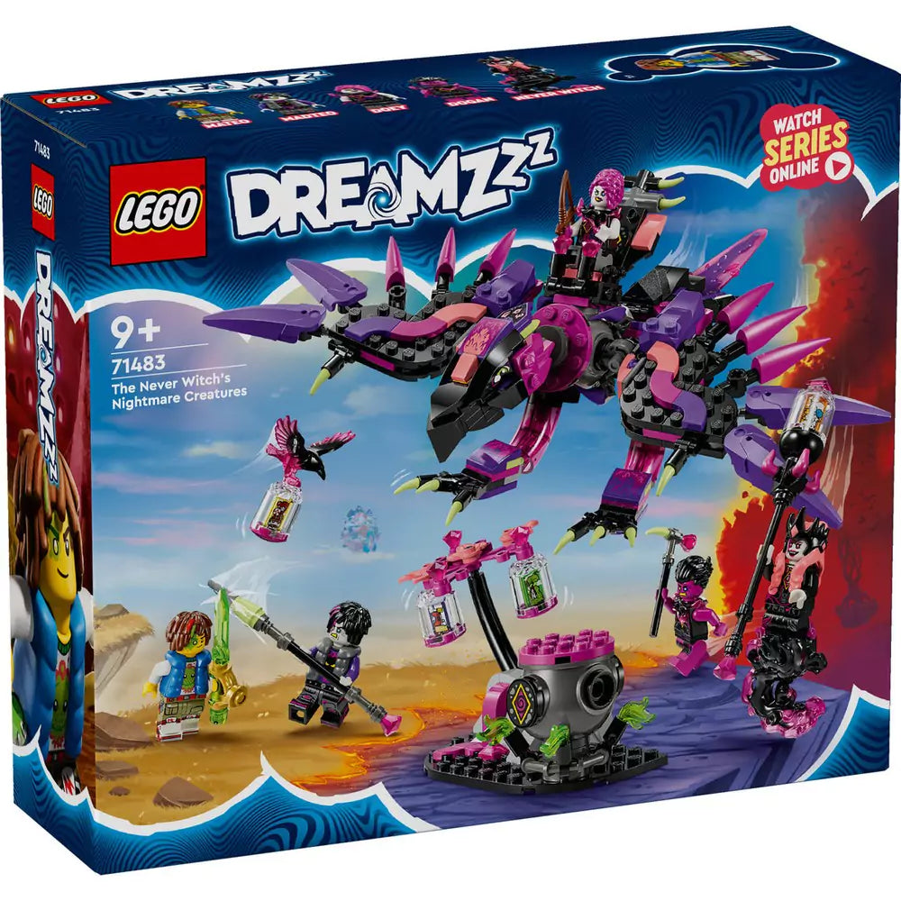 LEGO DREAMZzz Creaturile de coșmar ale vrăjitoarei din Never 71483