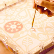 Atelier 11 pictură pe mătase pentru adulți: Mandala din mătase