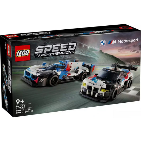 LEGO Speed Champions Mașini de curse BMW M4 GT3 și BMW M Hybrid V8 76922