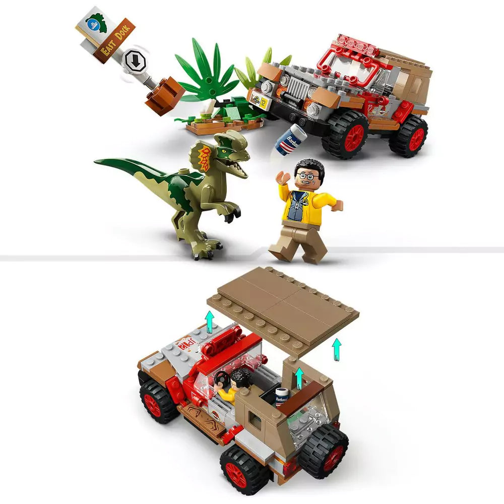 LEGO Jurassic World Ambuscadă asupra unui Dilophosaurus76958