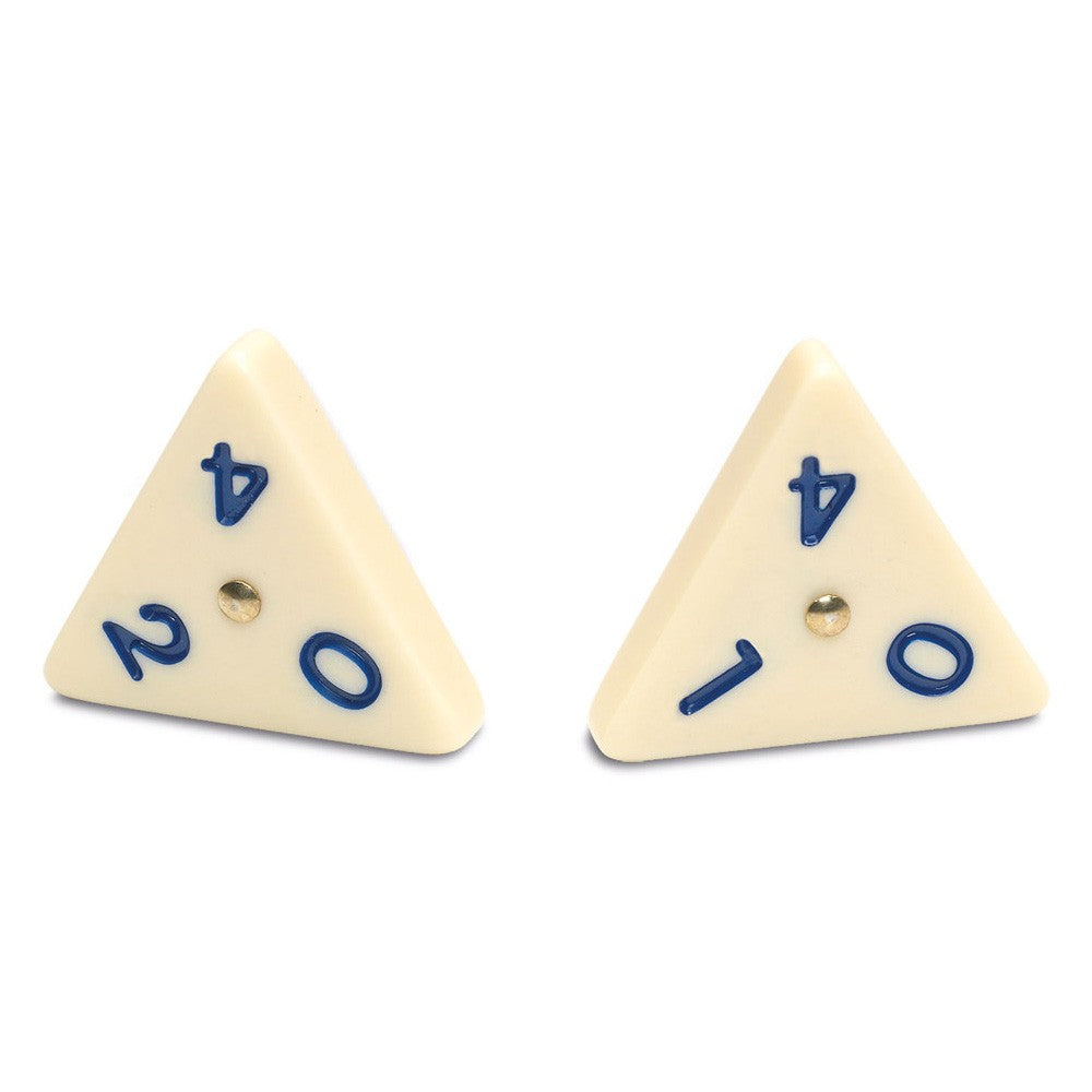 Domino triunghiular in cutie metalica, Cayro