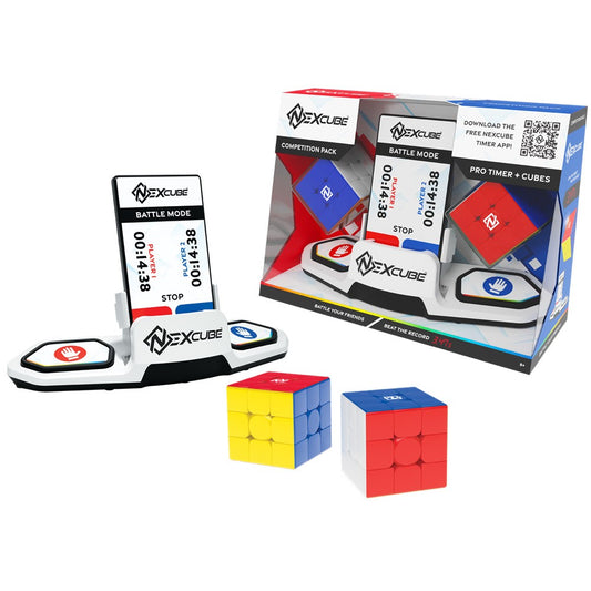 Moyu - Nexcube Set Competitional cu 2 cuburi 3x3 si un timer speedcubing inclus