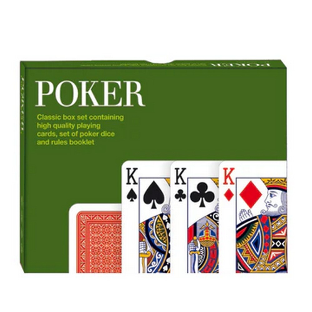 Set cărți de joc si zaruri Poker prefata ambalaj