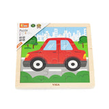 Puzzle din lemn de 9 piese - mașină, Viga