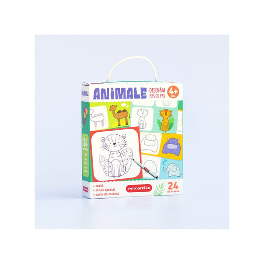 Animale - Desenăm pas cu pas fata cutiei