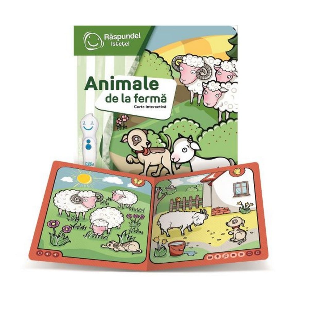 Răspundel Istețel - Carte Animale de la ferma