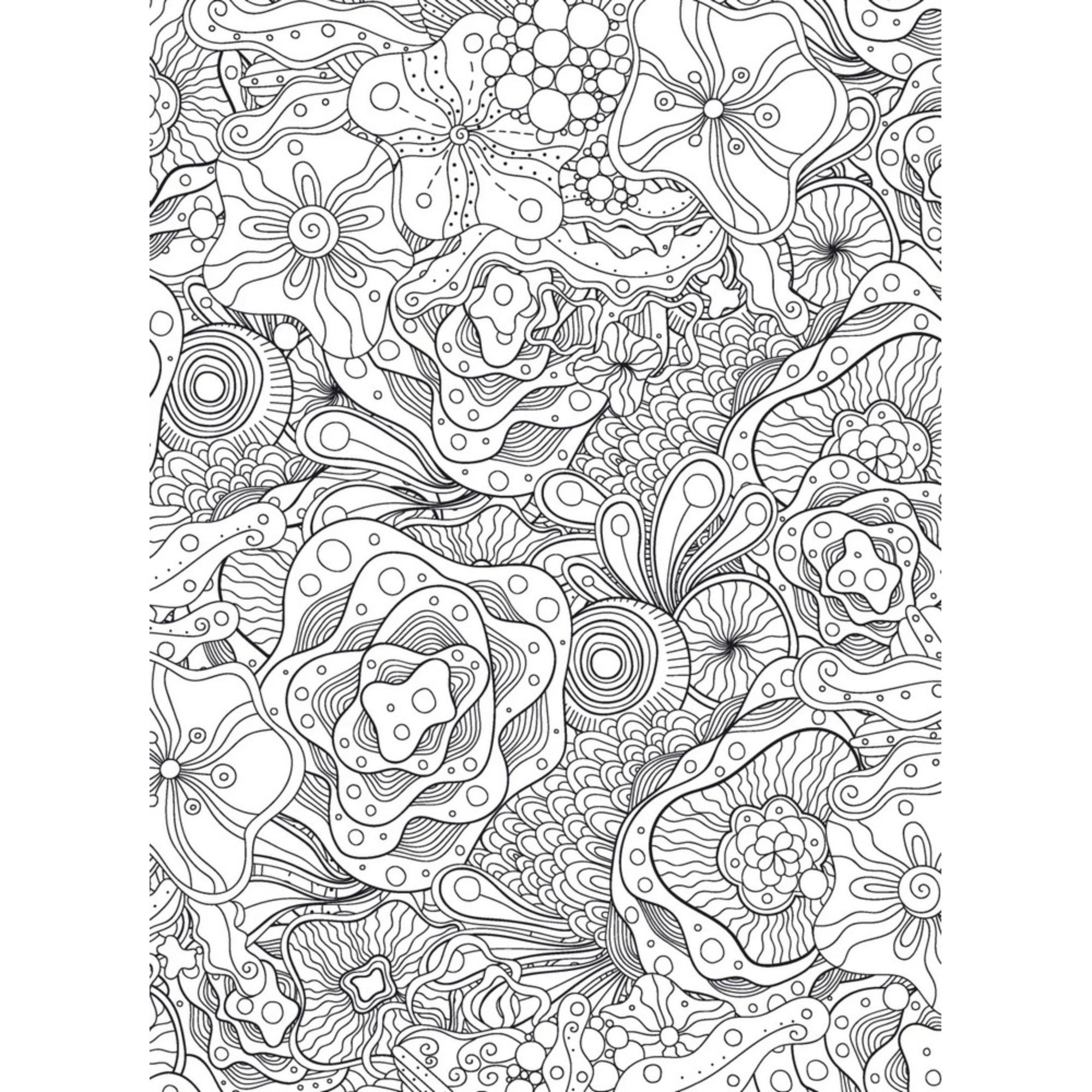 Az óceán csodái – Bűvös színező absztrakt tengeri minták: Részletes, absztrakt tengeri motívumok és kagylós formák kifestője felnőtteknek.