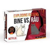 Exploding Kittens: BINE vs RĂU román nyelvű társasjáték