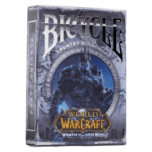 Bicycle World of Warcraft Wrath of the Lich King pachetul de carti din fata