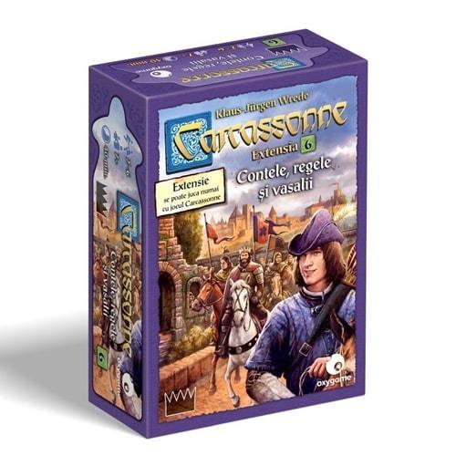 Carcassonne: Contele, regele și vasalii (extensia 6)-Oxygame-1-Jocozaur