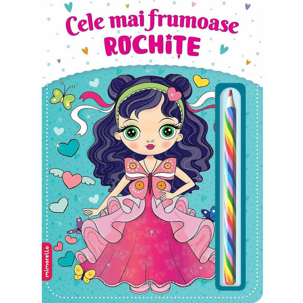 Cele mai frumoase rochite - carte de colorat
