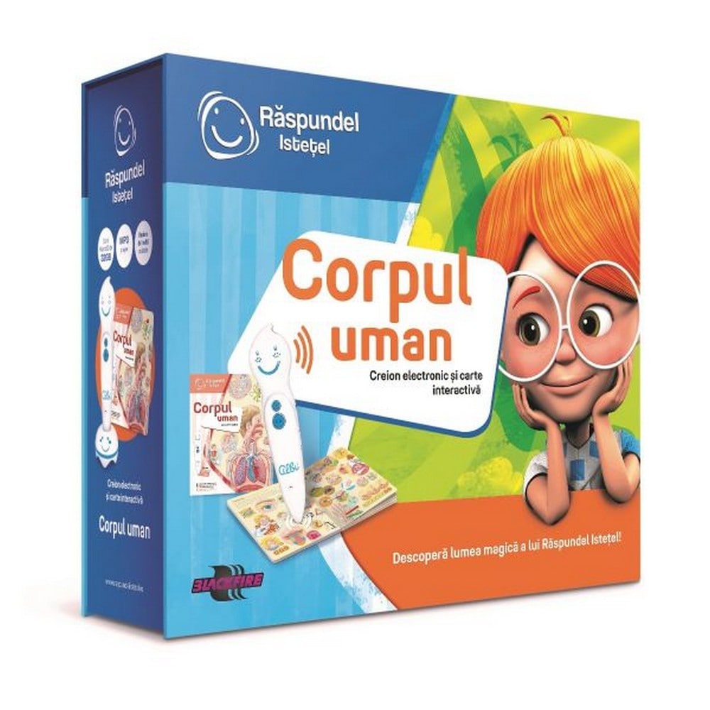 Răspundel Istețel Set Corpul Uman (Creion+carte) carte în limba română
