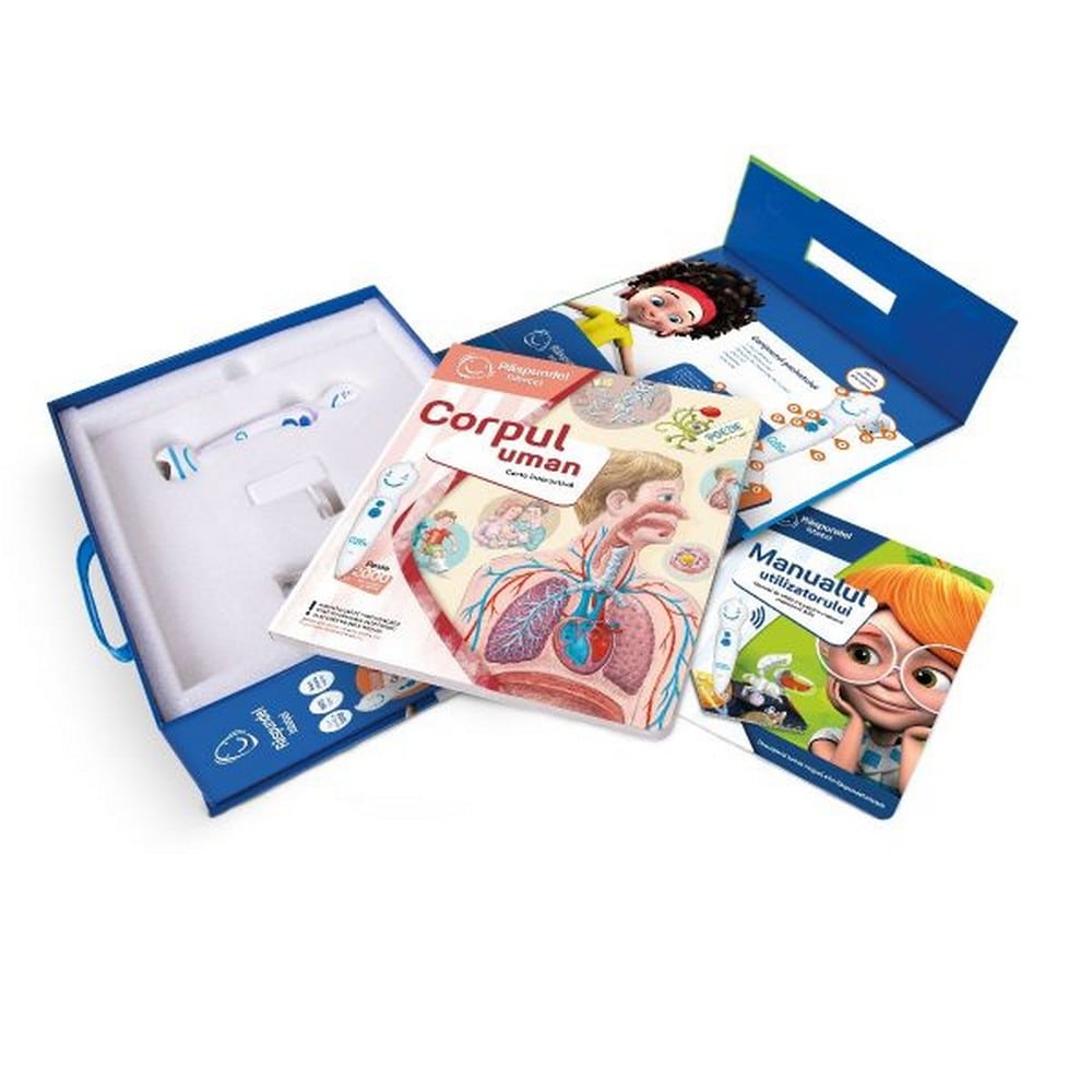 Răspundel Istețel Set Corpul Uman (Creion+carte) carte în limba română