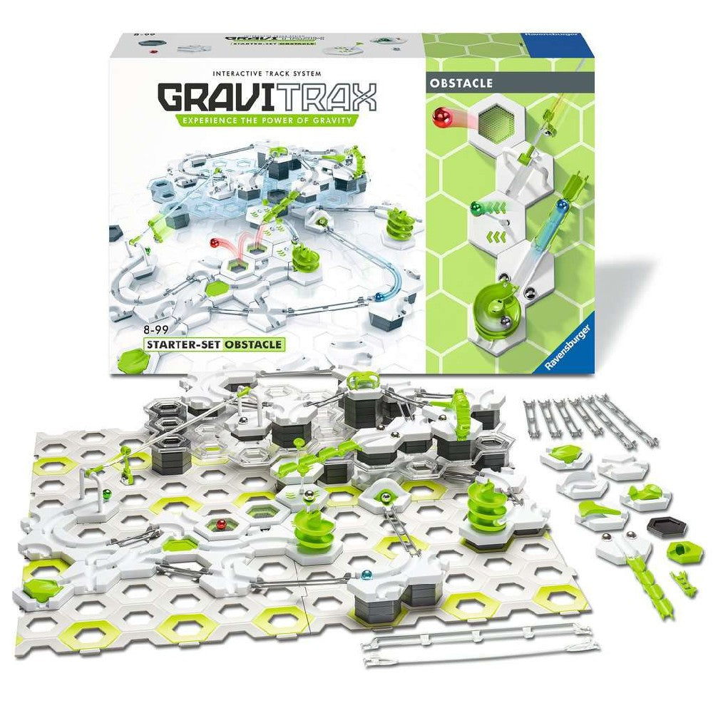 Gravitrax Starter Set Obstacle - Set de construcție pistă cu bile (Cursă cu obstacole)