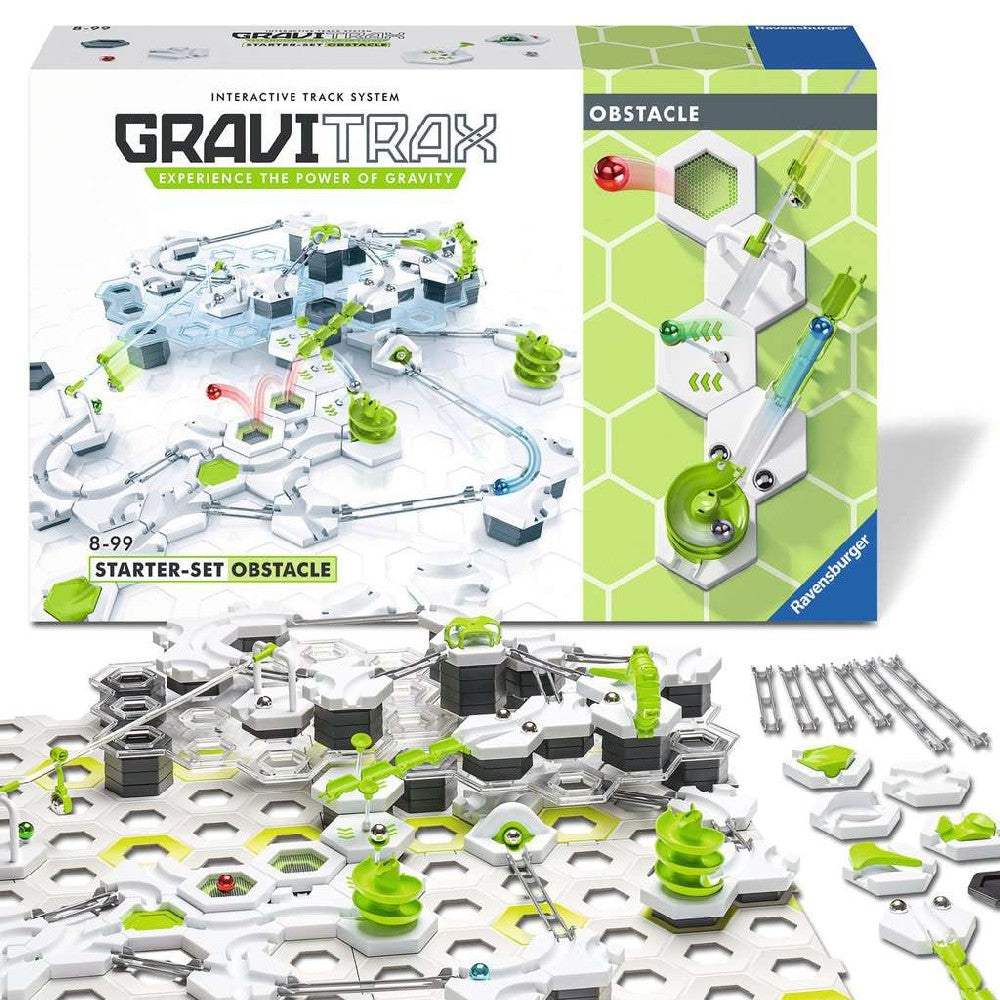 Gravitrax Starter Set Obstacle - Set de construcție pistă cu bile (Cursă cu obstacole)