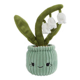 Lăcrămioară în ghiveci: Figurina de pluș Lăcrămioară alb, 24 cm