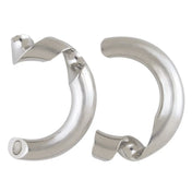 A Huzzle Cast LOOP fém puzzle két részre szedve, a darabok egymástól elválasztva láthatók.