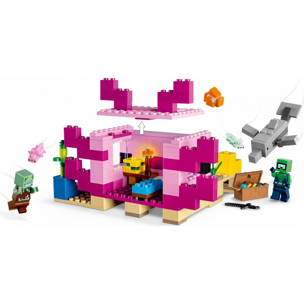 LEGO Minecraft -  Casa Axolotl 21247, 242 piese