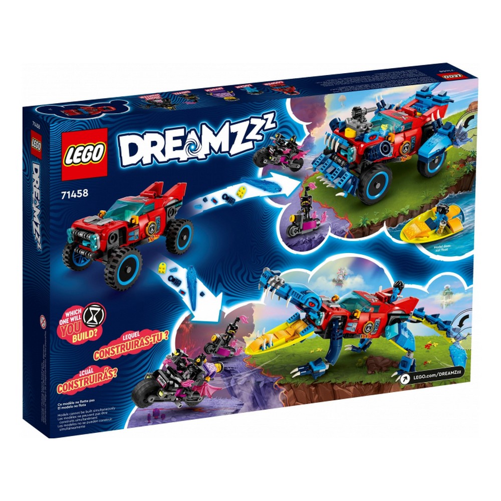 LEGO DREAMZzz -  Masina - crocodil 71458, 494 piese