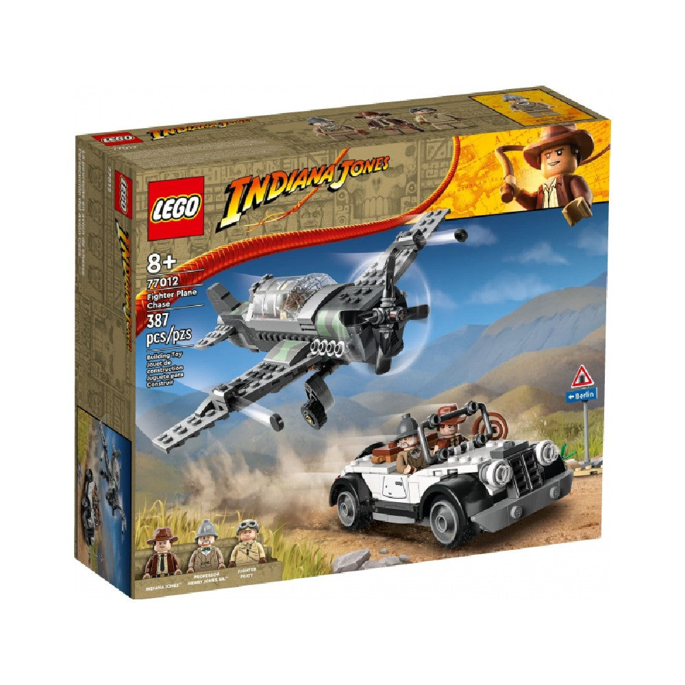 LEGO Indiana Jones -  Urmarire cu avionul de vanatoare 77012, 387 piese