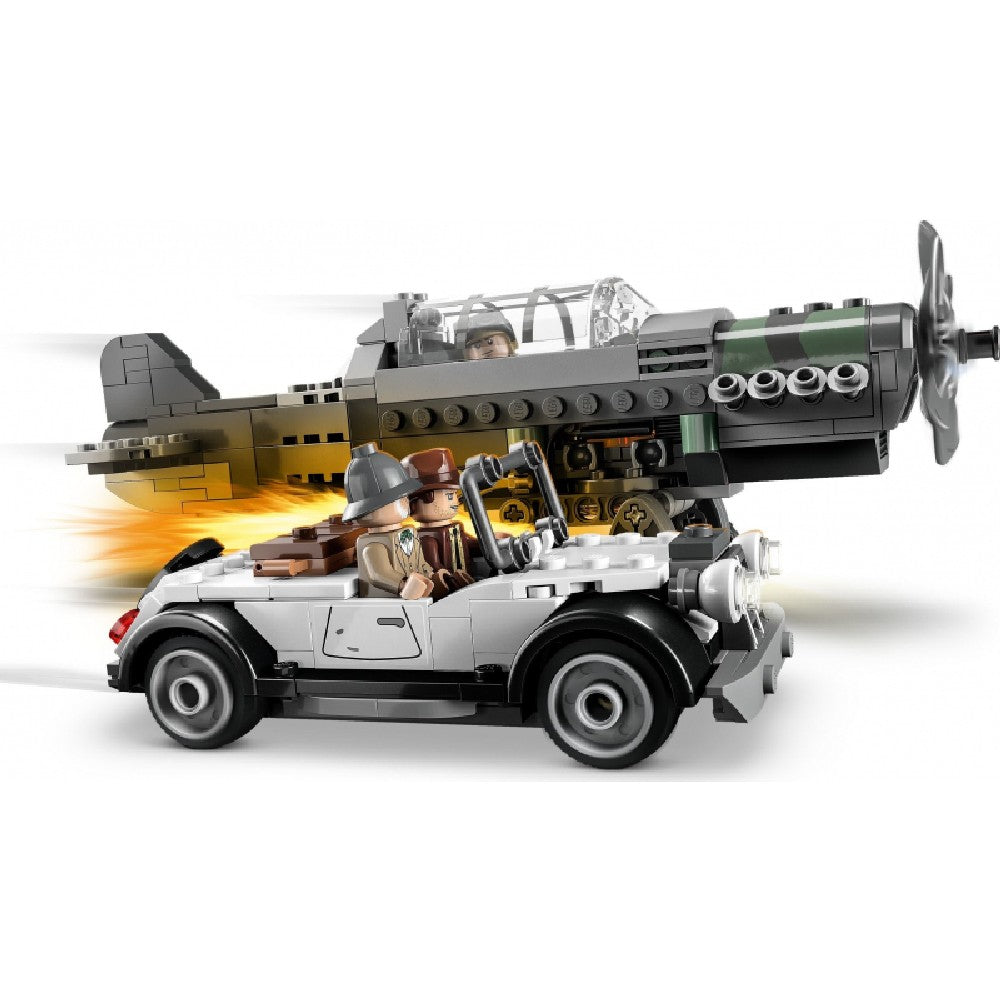 LEGO Indiana Jones -  Urmarire cu avionul de vanatoare 77012, 387 piese