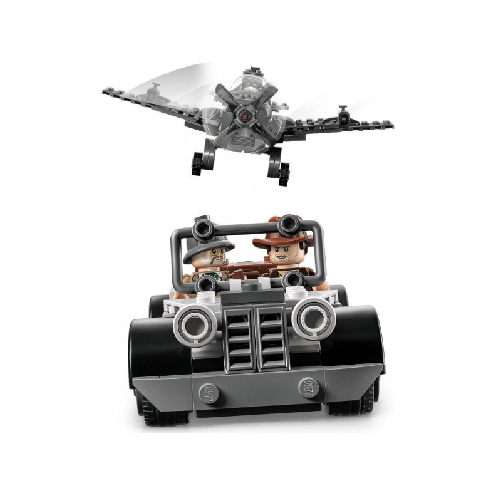 LEGO Indiana Jones -  Urmarire cu avionul de vanatoare 77012, 387 piese