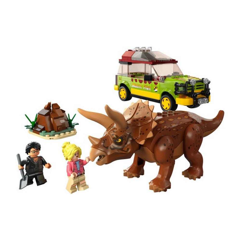 LEGO Jurassic World -  Cercetarea dinozaurului Triceratops 76959, 281 piese