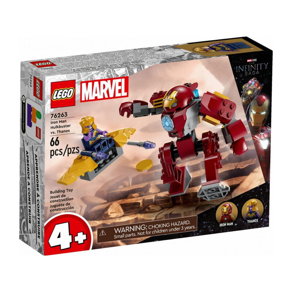 LEGO Marvel Super Heroes -  Iron Man Hulkbuster vs Thanos 76263, 66 piese