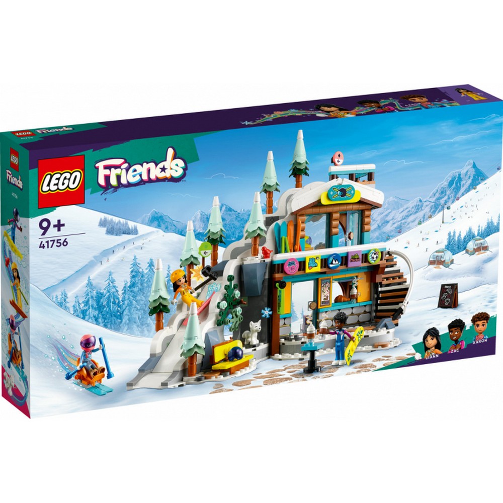 LEGO Friends -  Partie de schi si cafenea 41756, 980 piese