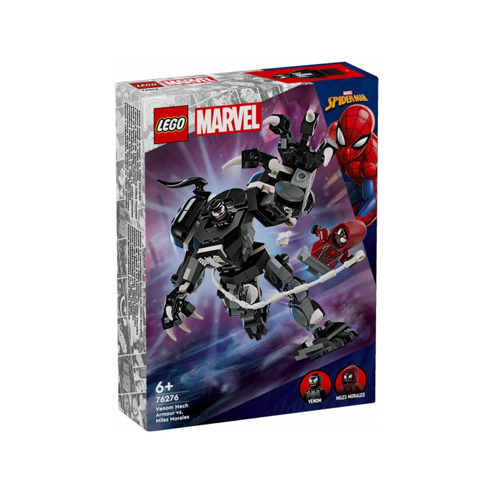 LEGO Marvel Super Heroes -  Armura de robot a lui Venom vs Miles Morales 76276, 134 piese