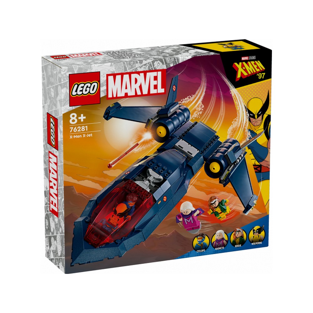 LEGO Marvel Super Heroes -  Avionul X-Jet al X-Men 76281, 359 piese