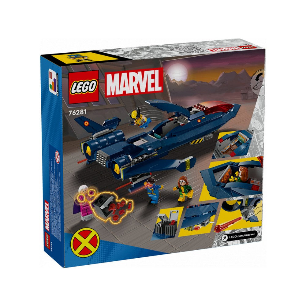 LEGO Marvel Super Heroes Avionul X-Jet al X-Men 76281