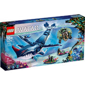 LEGO Avatar Payakan the Tulkun & Crabsuit (75579) doboza, amelyen a tenger alatti jelenet és a figurák is láthatók.