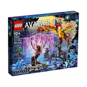 LEGO Avatar Toruk Makto & Tree of Souls (75574) készlet színes doboza, amelyen a szett fő elemei, köztük a Toruk, a Lélek Fája és több Na’vi figura is látható.