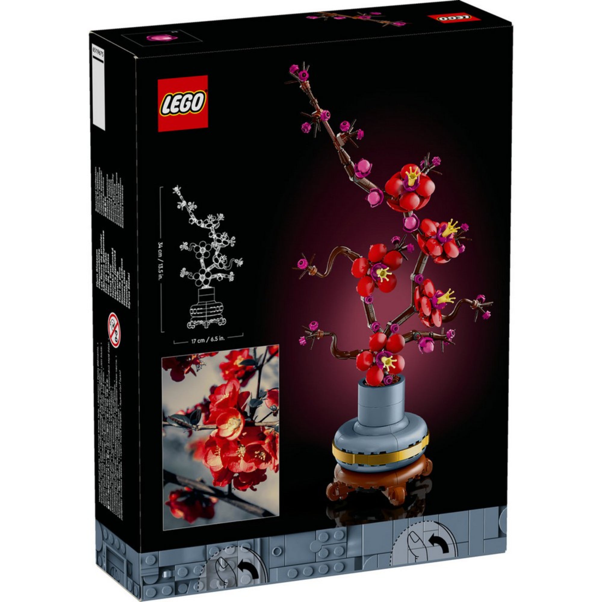 LEGO Botanicals: Flori de prun, 327 piese