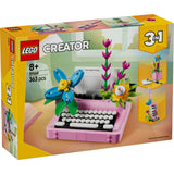 LEGO Creator -  Masina de scris cu flori 31169, 363 piese