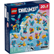  LEGO DREAMZzz Bunchu kreatív állatos kalandjai 71488 építési lehetőségei, 20 különböző modell.