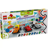 LEGO DUPLO Echipa F1 Masini si piloti de curse, 10445, 70 piese