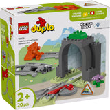 LEGO DUPLO -  Set de extindere Tunel cu sine de cale ferata 10425, 20 piese