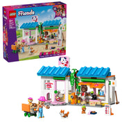 LEGO Friends Dog Treats Bakery (42677) kutyakeksz pékség épület figurákkal, kiskutyákkal és kiegészítőkkel.