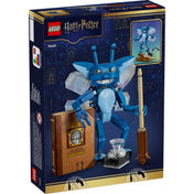 LEGO Harry Potter: Cornish Pixie 76461 – a doboz hátoldala, a figura részletei és a mozgatható elemek bemutatása.