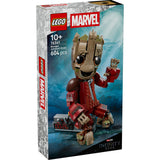 LEGO Marvel: Groot în uniformă Ravager 76341, 604 piese