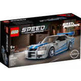 LEGO Speed Champions: Nissan Skyline GT-R (R34) 2 Fast 2 Furious 76917, 319 piese